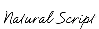 Natural Script