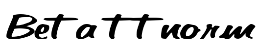 Beta ttnorm Font Image
