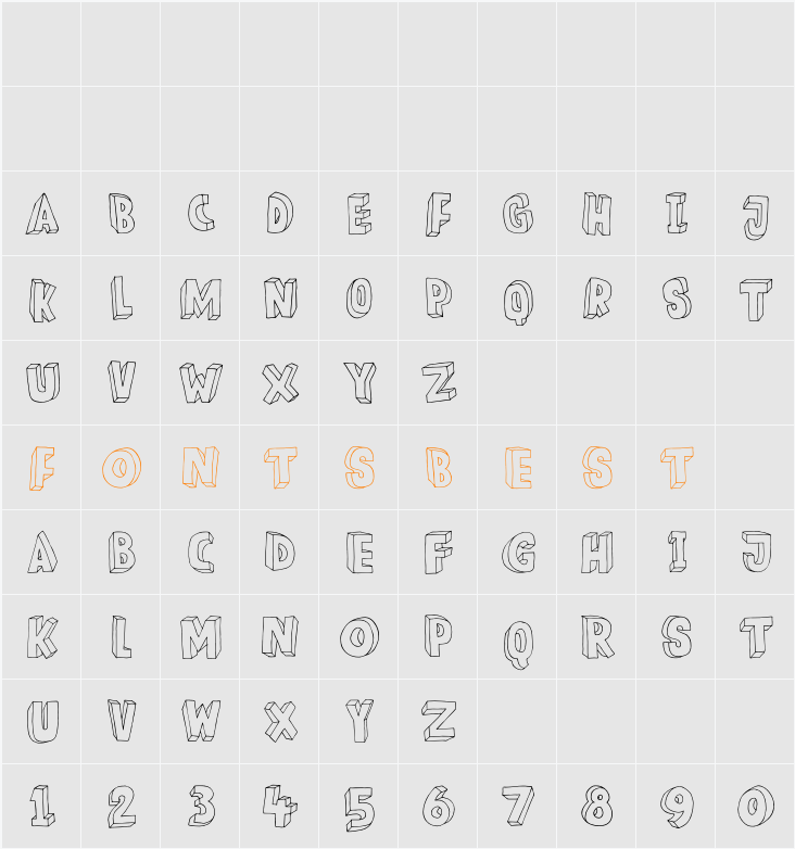 DK Meshuggeneh Character Map