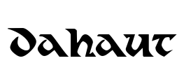 Dahaut Font Image