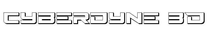 Cyberdyne 3D Font Image