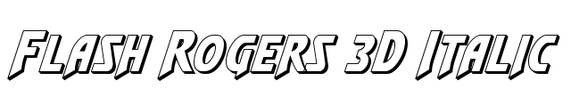 Flash Rogers 3D Italic
