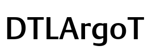 DTLArgoT Font Image