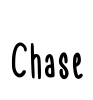 Chase Font Image