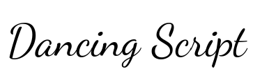 Dancing Script Font Image