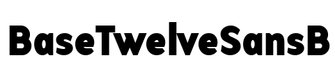 BaseTwelveSansB