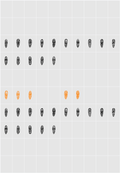 Abbild Character Map