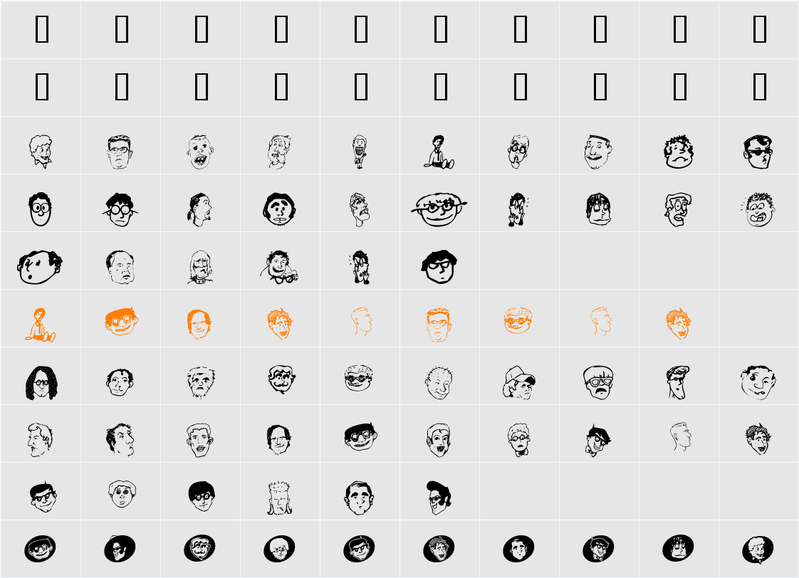 GeekBats Character Map