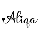 Aliqa Font Image