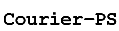 Courier-PS