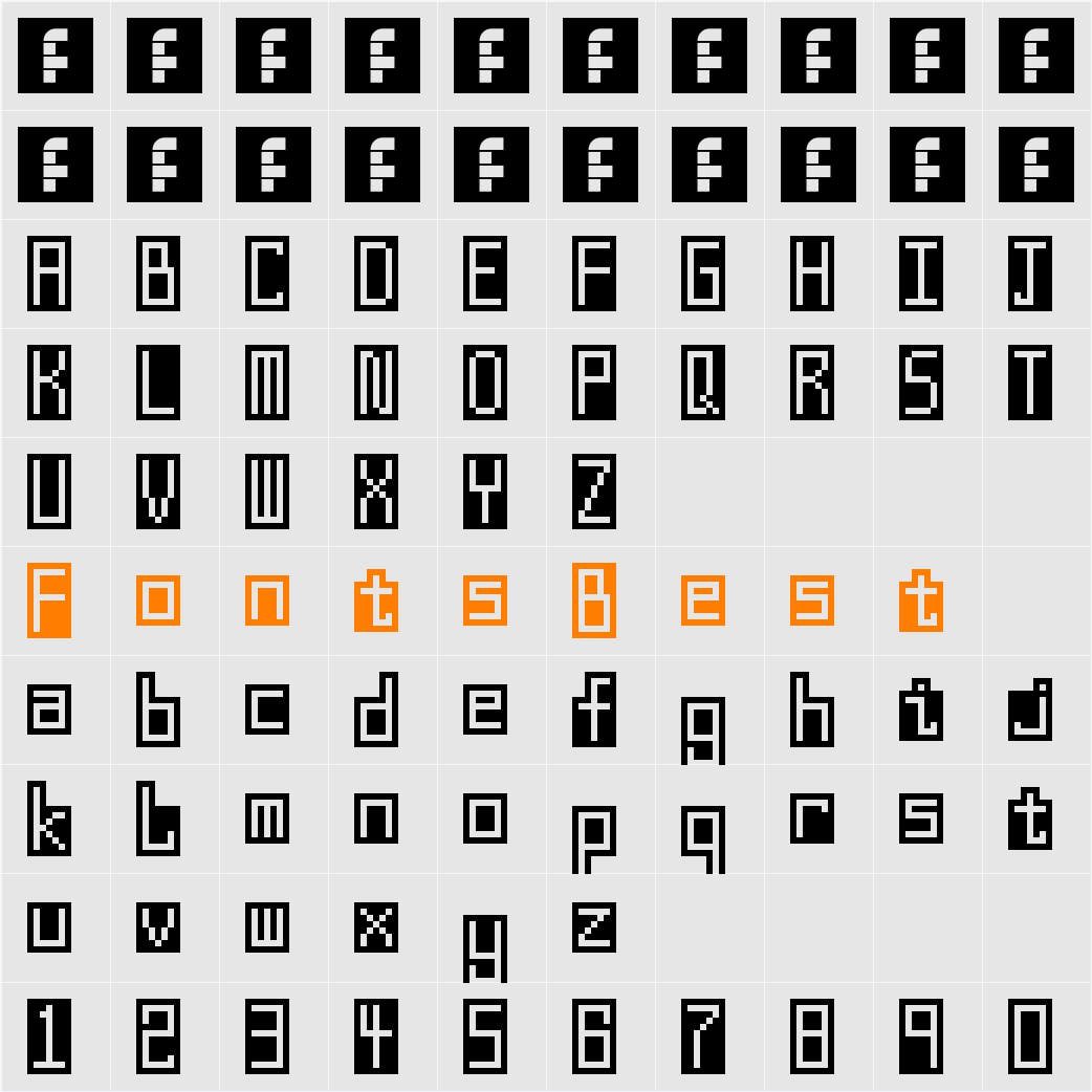 Final Character Map