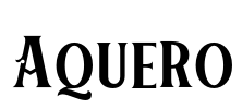 Aquero Font Image