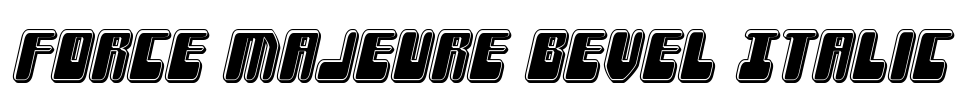 Force Majeure Bevel Italic