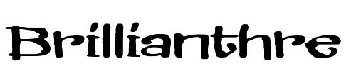 Brillianthre Font Image