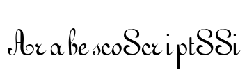 ArabescoScriptSSi