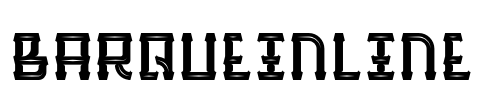 BarqueInline Font Image