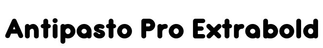 Antipasto Pro Extrabold Font Image