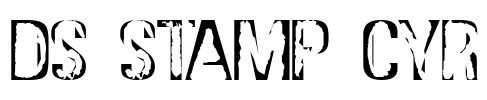 DS Stamp Cyr Font Image