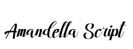 Amandella Script Font Image