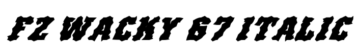 FZ WACKY 67 ITALIC