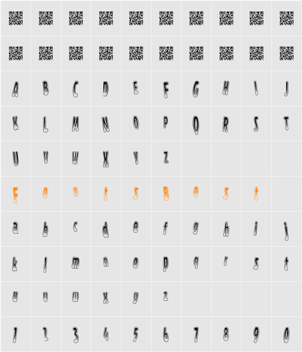 CircusParty Character Map