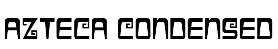 Azteca Condensed Font Image
