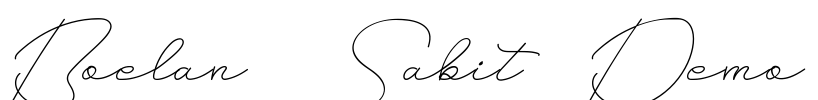 Boelan Sabit Demo