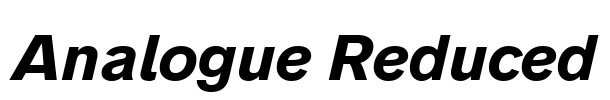 Analogue Reduced