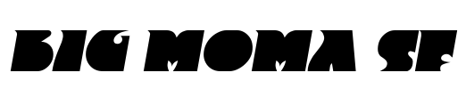 Big Moma SF Font Image