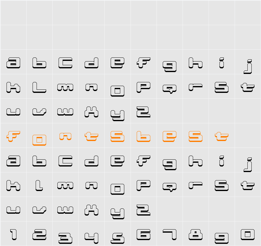 Ablattive Character Map