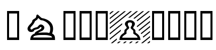 ChessPiece Font Image