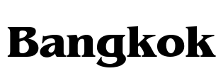 Bangkok Font Image