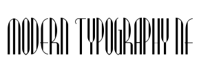 Modern Typography NF