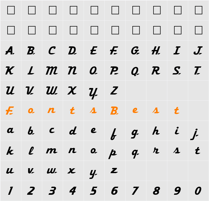 Classic Car Character Map