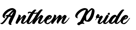 Anthem Pride Font Image