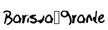 Barista_Grande Font Image