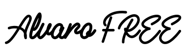 Alvaro FREE Font Image