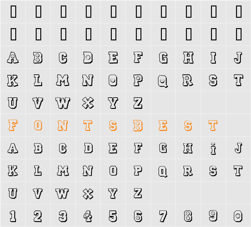 CK Sports Bowling Character Map