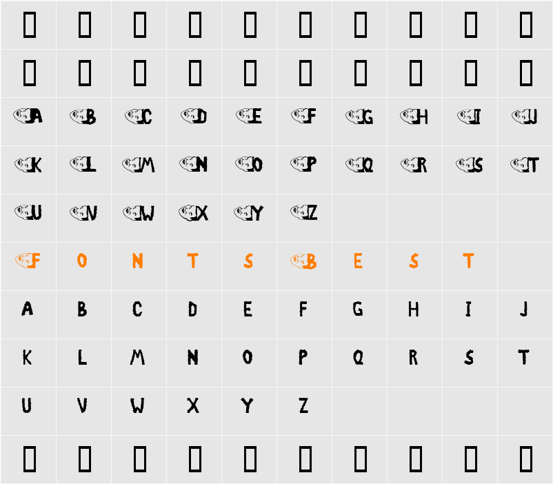 JI-Elegit Character Map
