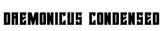 Daemonicus Condensed Font Image