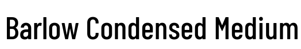 Barlow Condensed Medium
