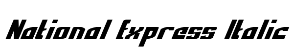 National Express Italic