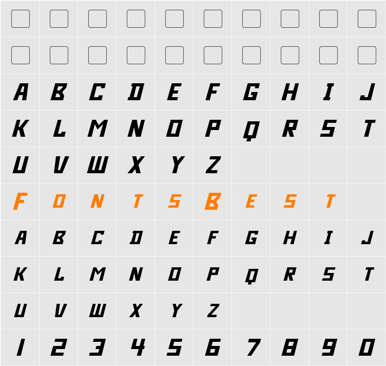 Bidan Character Map