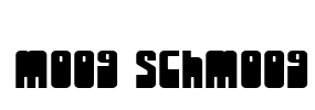Moog Schmoog Font Image