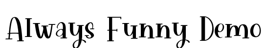 Always Funny Demo Font Image