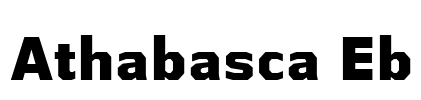 Athabasca Eb Font Image