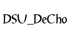 DSU_DeCho Font Image