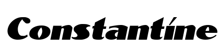 Constantine Font Image