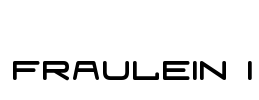 Fraulein I Font Image