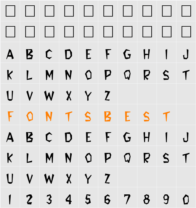 Flintstone Character Map